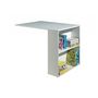 Voir la diapositive 4 : Vipack Lit Mi-Hauteur Scott Un Bureau  Commode 4 Tiroirs Blanc