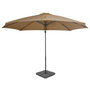 Voir la diapositive 1 : VIDAXL Parasol de jardin avec base portable taupe
