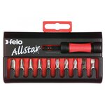 FELO Porte-embouts avec son jeu de 10 embouts