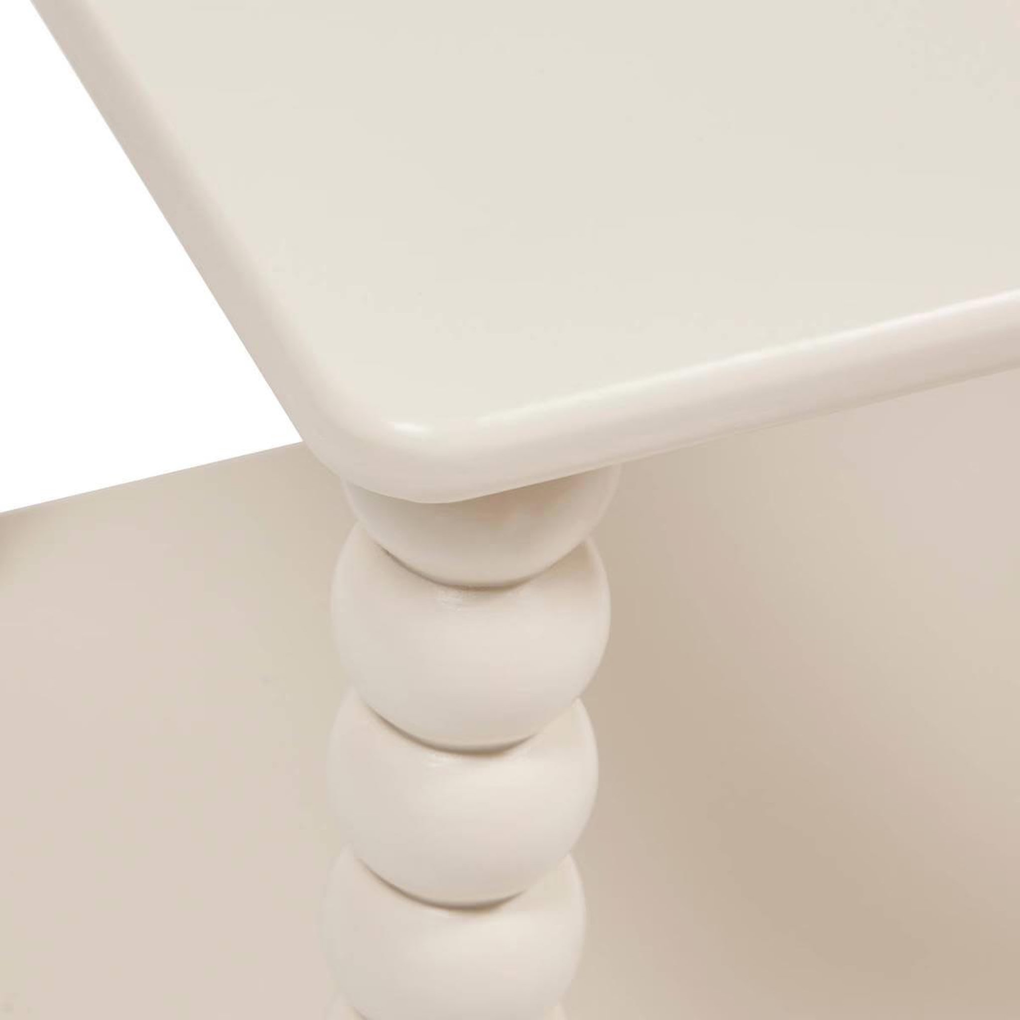 Voir la diapositive 2 : ATMOSPHERA Table d'Appoint Avec Étagère  Chamlo  45cm Ivoire