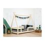 Voir la diapositive 2 : BENLEMI Lit simple en bois NAKANA tipi Verni 90x190cm