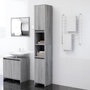 Voir la diapositive 1 : VIDAXL Armoire de bain Sonoma gris 30x30x183,5 cm Bois d'ingenierie