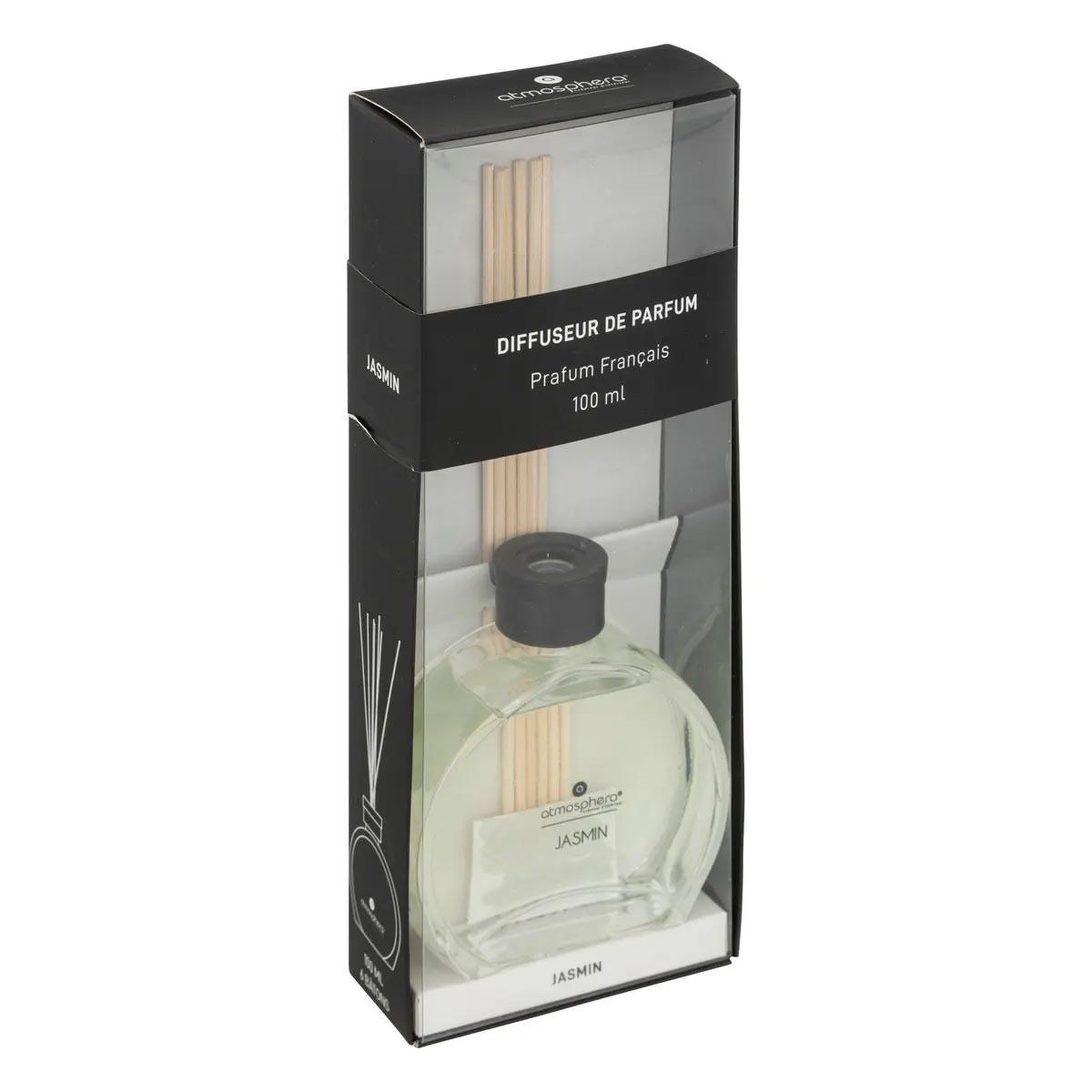 Voir la diapositive 2 : COMPTOIR DE LA BOUGIE Diffuseur de parfum & 6 bâtonnets  haly  100ml jasmin
