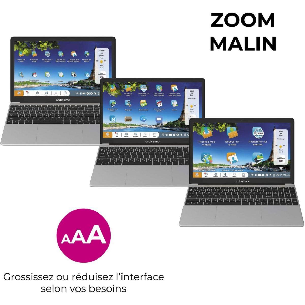 Ordissimo Ordinateur portable Lucie 3