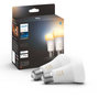 Voir la diapositive 1 : Philips Ampoule LED connectée HUE White Ambiance E27 x2