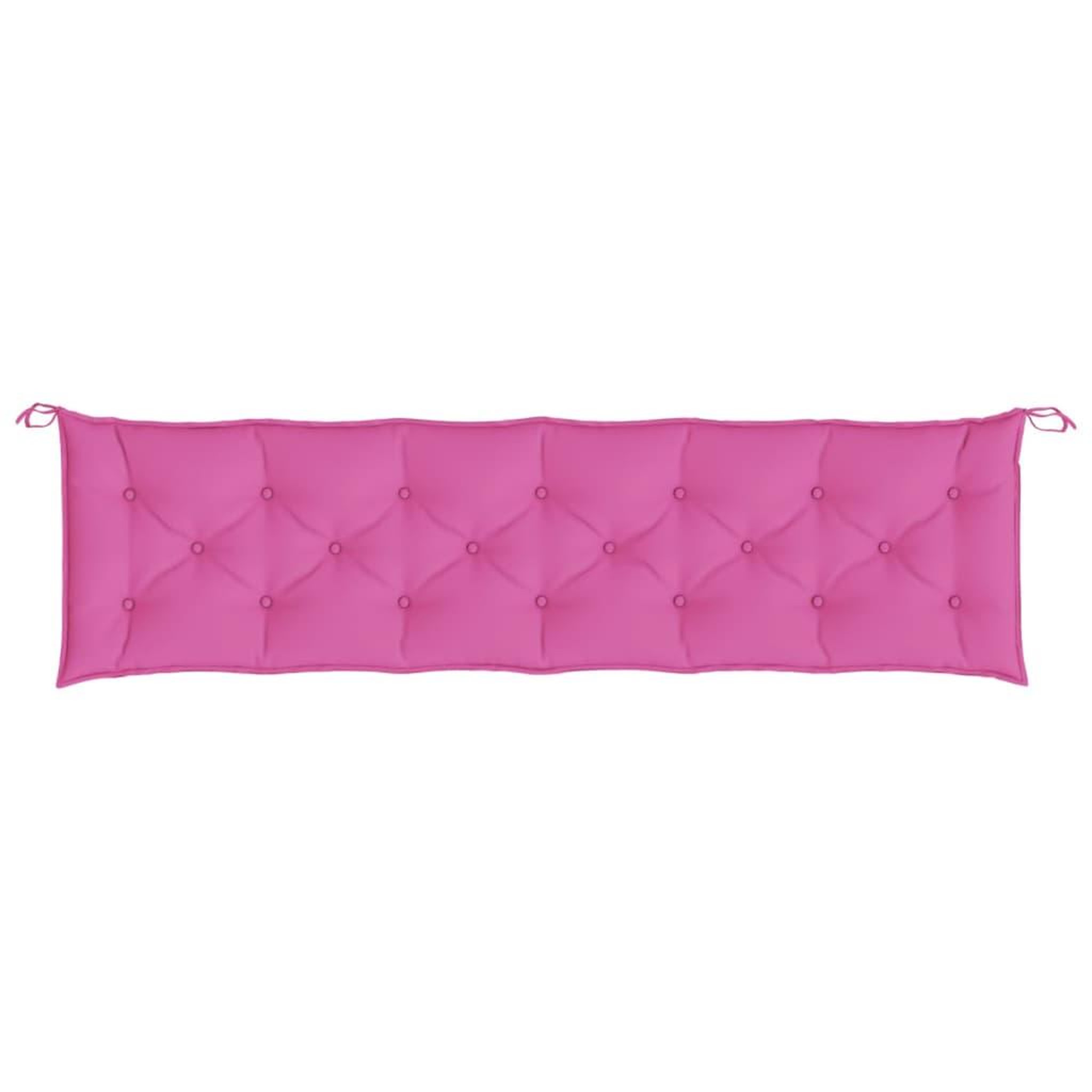 Voir la diapositive 4 : VIDAXL Coussin de banc de jardin rose 200x50x7 cm tissu