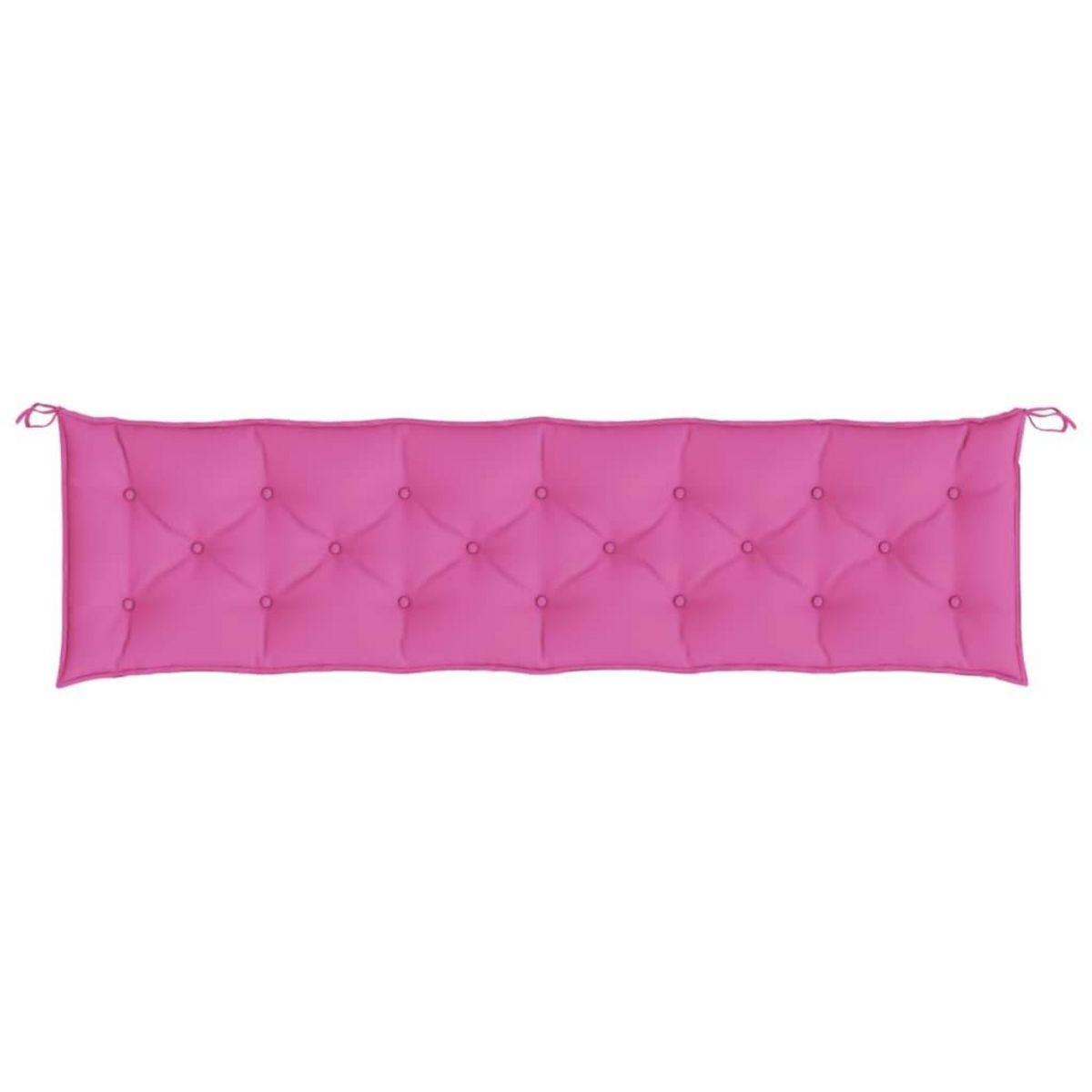 VIDAXL Coussin de banc de jardin rose 200x50x7 cm tissu