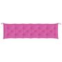Voir la diapositive 4 : VIDAXL Coussin de banc de jardin rose 200x50x7 cm tissu
