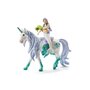 Voir la diapositive 1 : Schleich Figurine Sirene sur licorne de mer, Schleich 70594 Bayala, 4 pieces, Des 5 ans