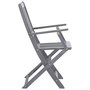 Voir la diapositive 4 : VIDAXL Chaises pliables d'exterieur lot de 4 Bois d'acacia solide