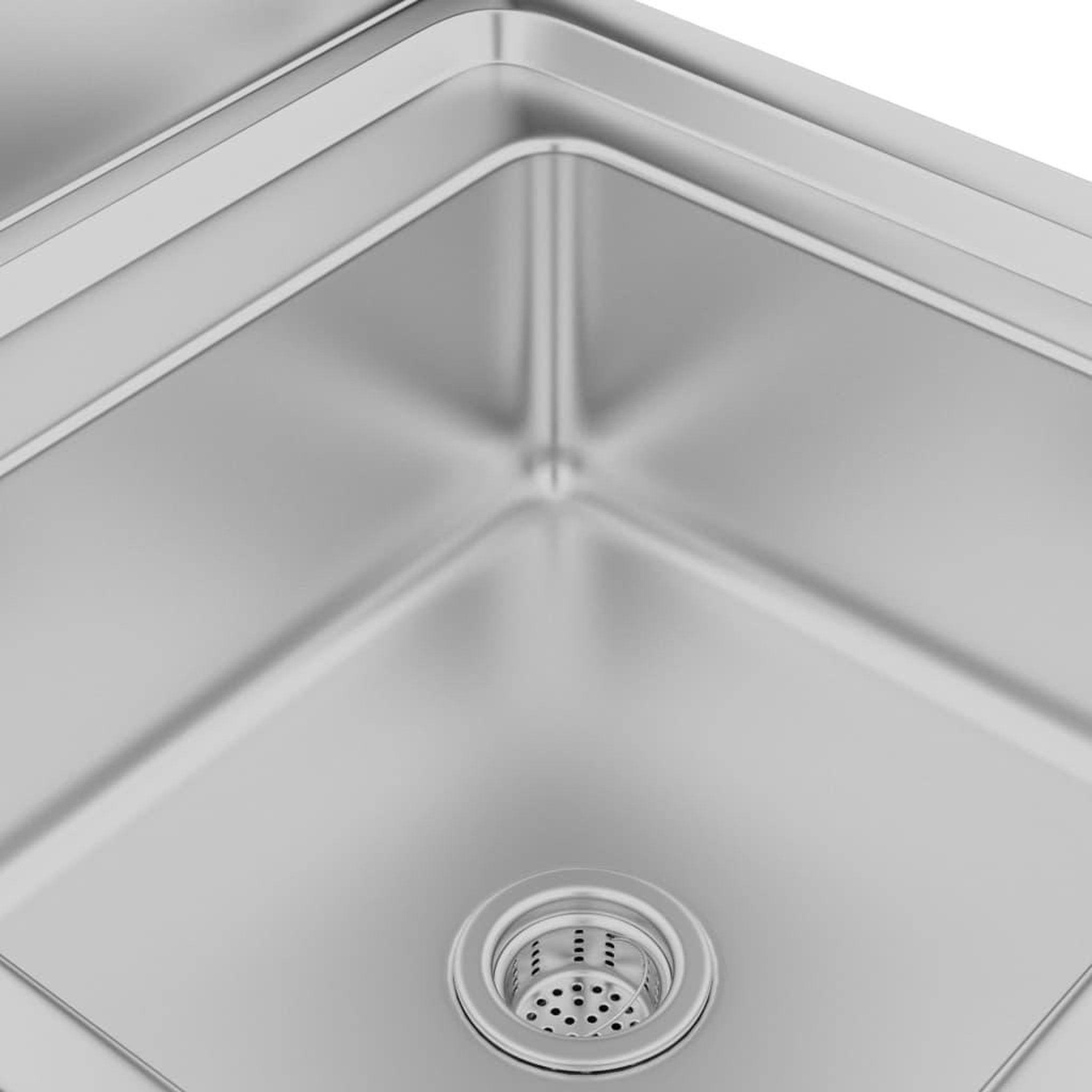 Voir la diapositive 5 : VIDAXL Evier de cuisine commercial 60x60x96 cm Acier inoxydable