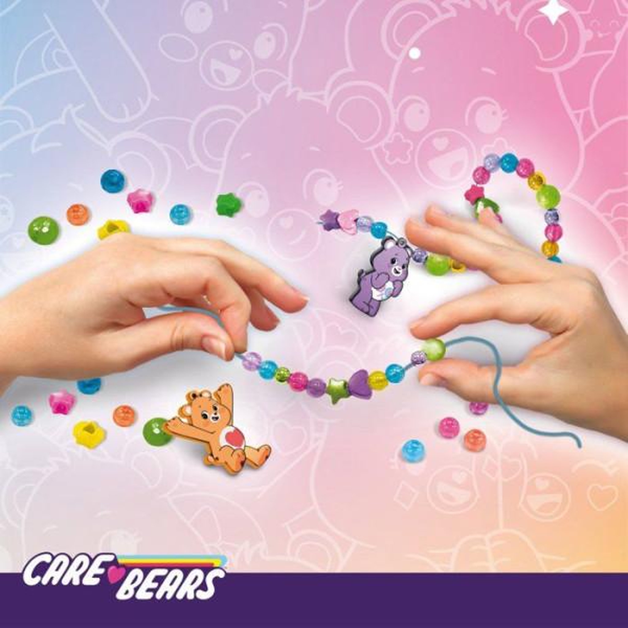 Voir la diapositive 4 : LISCIANI GIOCHI Boîte à bijoux créative - LISCIANI - Care Bears - Perles et breloques - Miroir intégré - Rangement pratique
