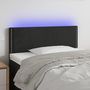 Voir la diapositive 1 : VIDAXL Tete de lit a LED Noir 80x5x78/88 cm Velours