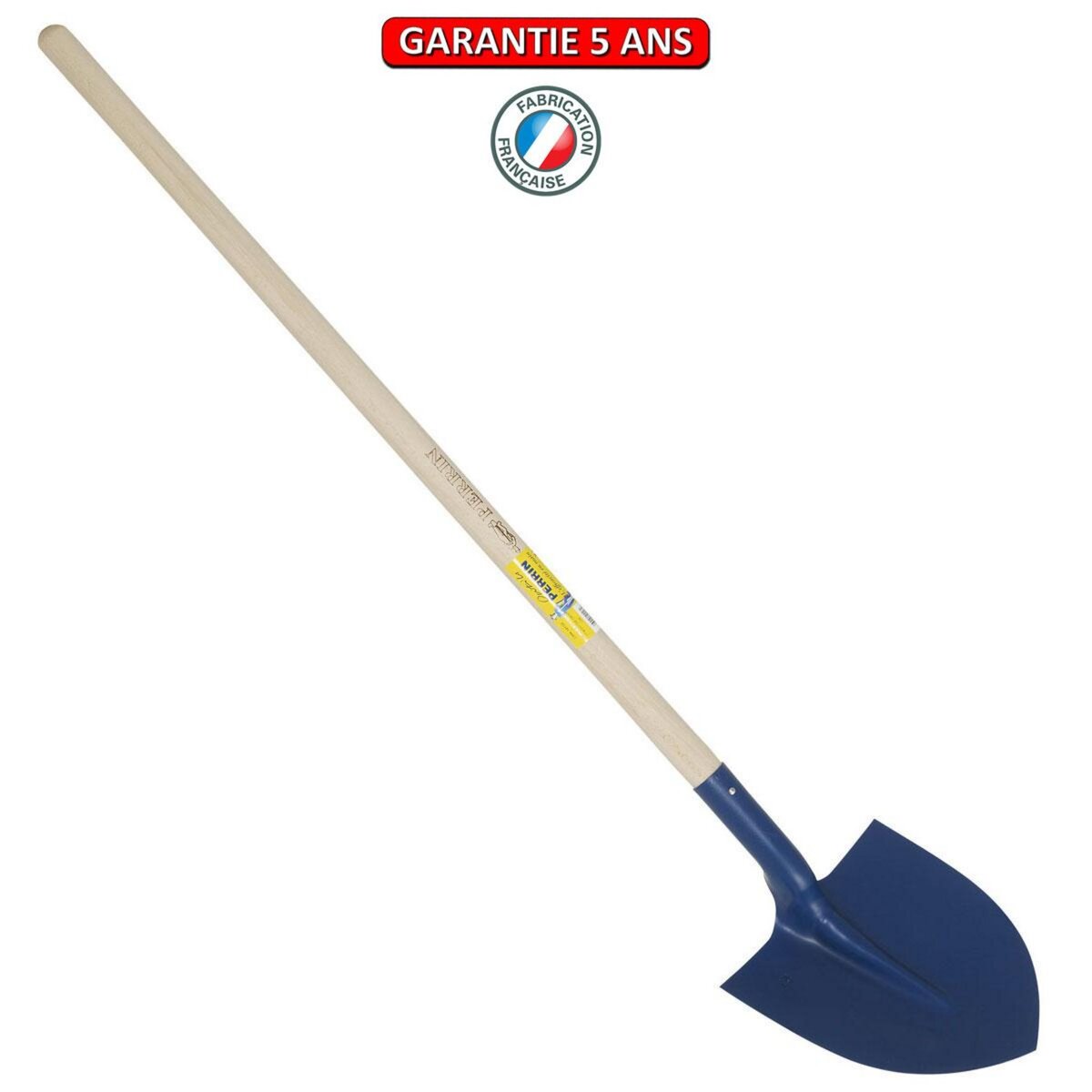 OUTILS PERRIN Pelle suisse avec manche droit - 27 cm