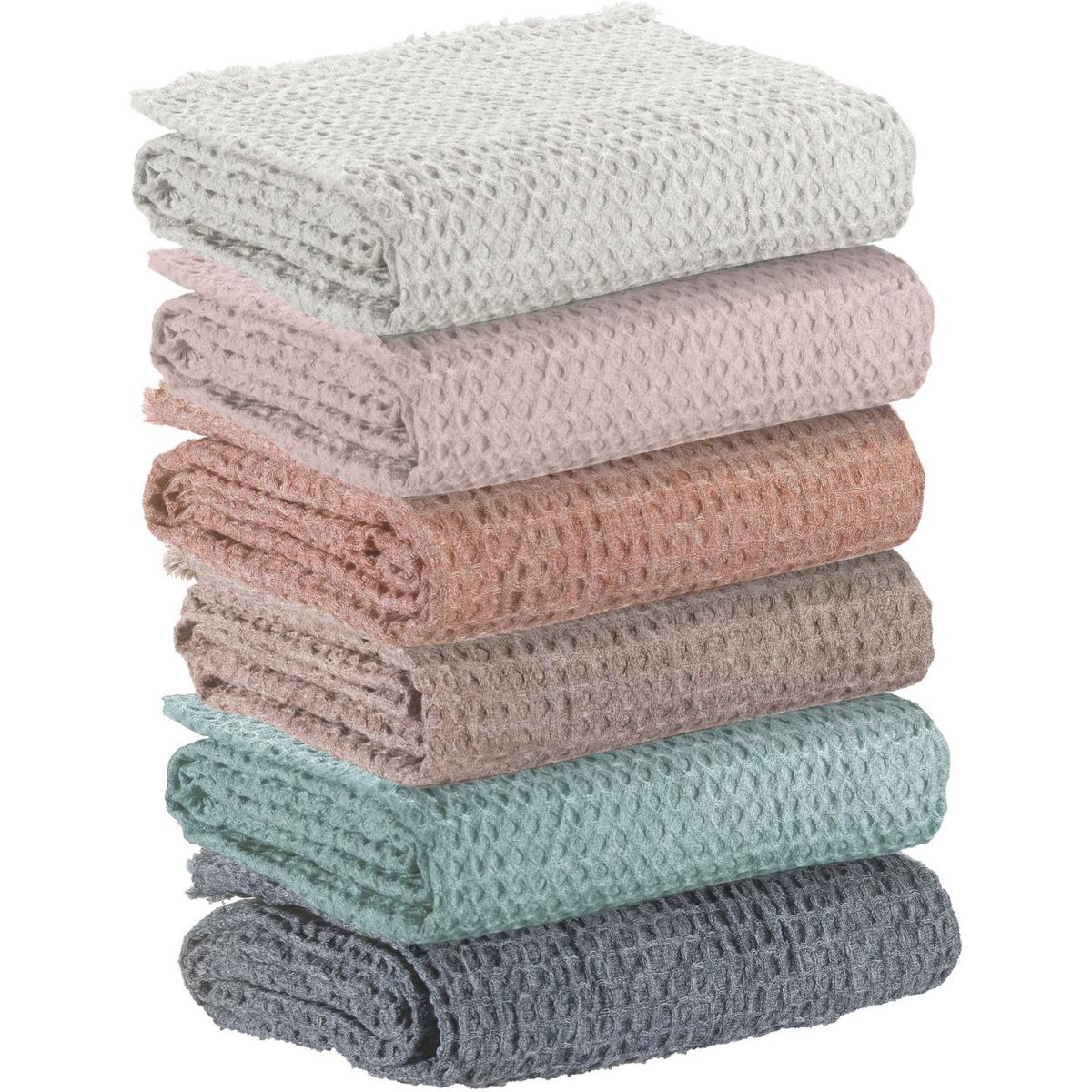 Les Ateliers du Linge Plaid Jaya 160x130cm 100% Polyester Grege