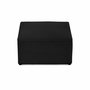 Voir la diapositive 1 : BEST MOBILIER Topaze - pouf - en velours texturé