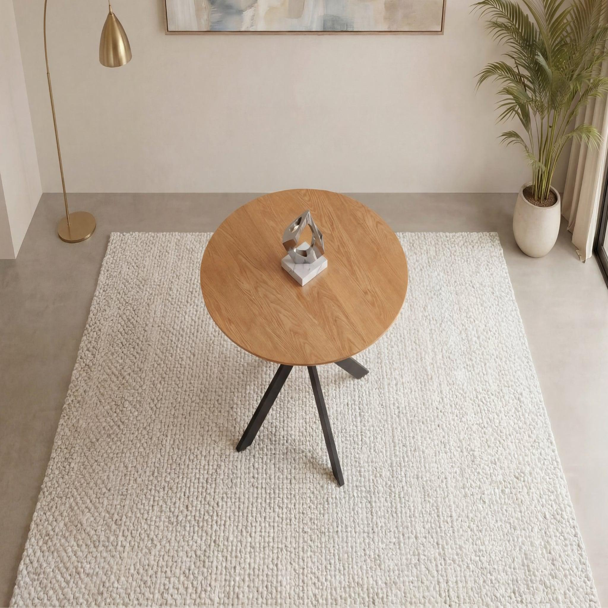 Voir la diapositive 4 : CASANOVA PARIS Riva - table à manger pliante ronde 110cmpieds en métal