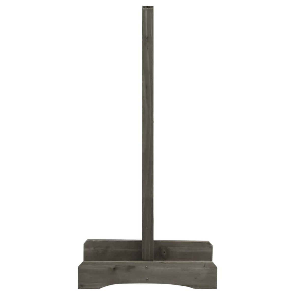 VIDAXL Cloture en treillis de jardin Gris 120x60 cm Bois de sapin