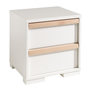 Voir la diapositive 3 : Paris Prix Pack - Lit Enfant, Chevet, Armoire 2 Portes & Bureau  London  Blanc