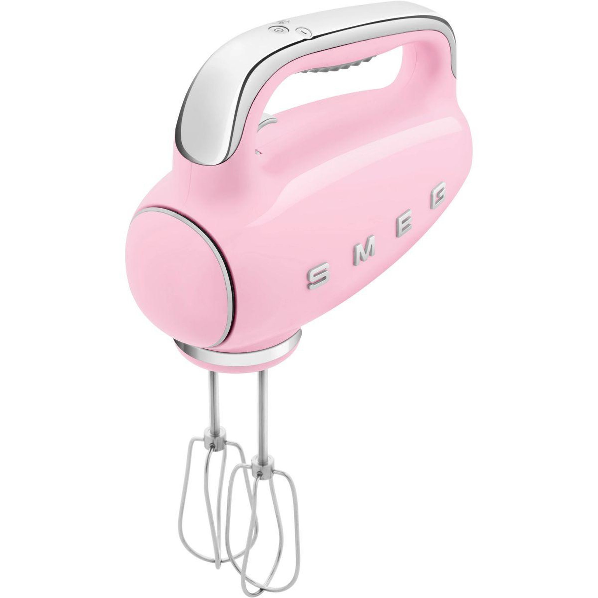 Voir la diapositive 2 : SMEG Batteur rose hmf01pkeu
