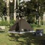 Voir la diapositive 3 : VIDAXL Tente de camping a dome 2 personne marron impermeable