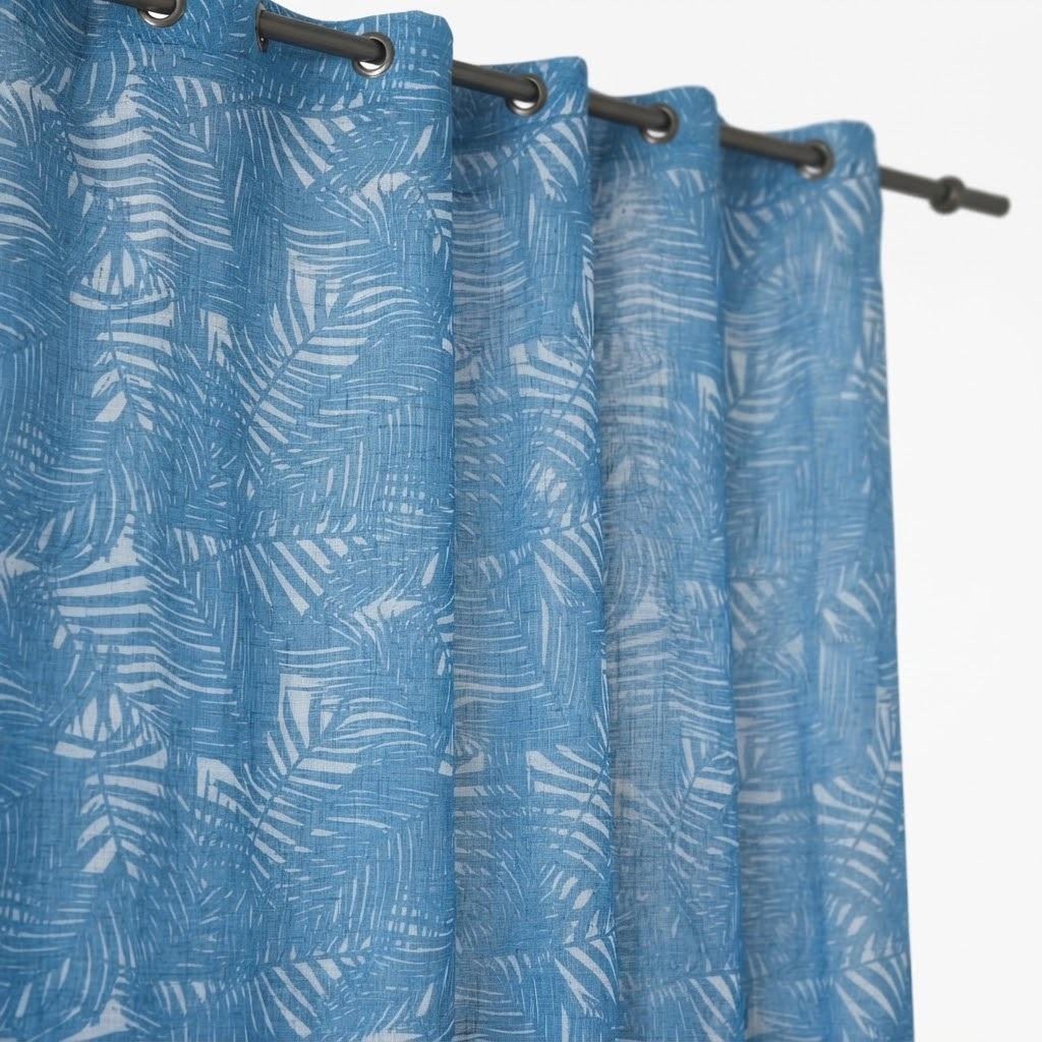 Voir la diapositive 3 : Eden Voilage a oeillets eucalys design et moderne