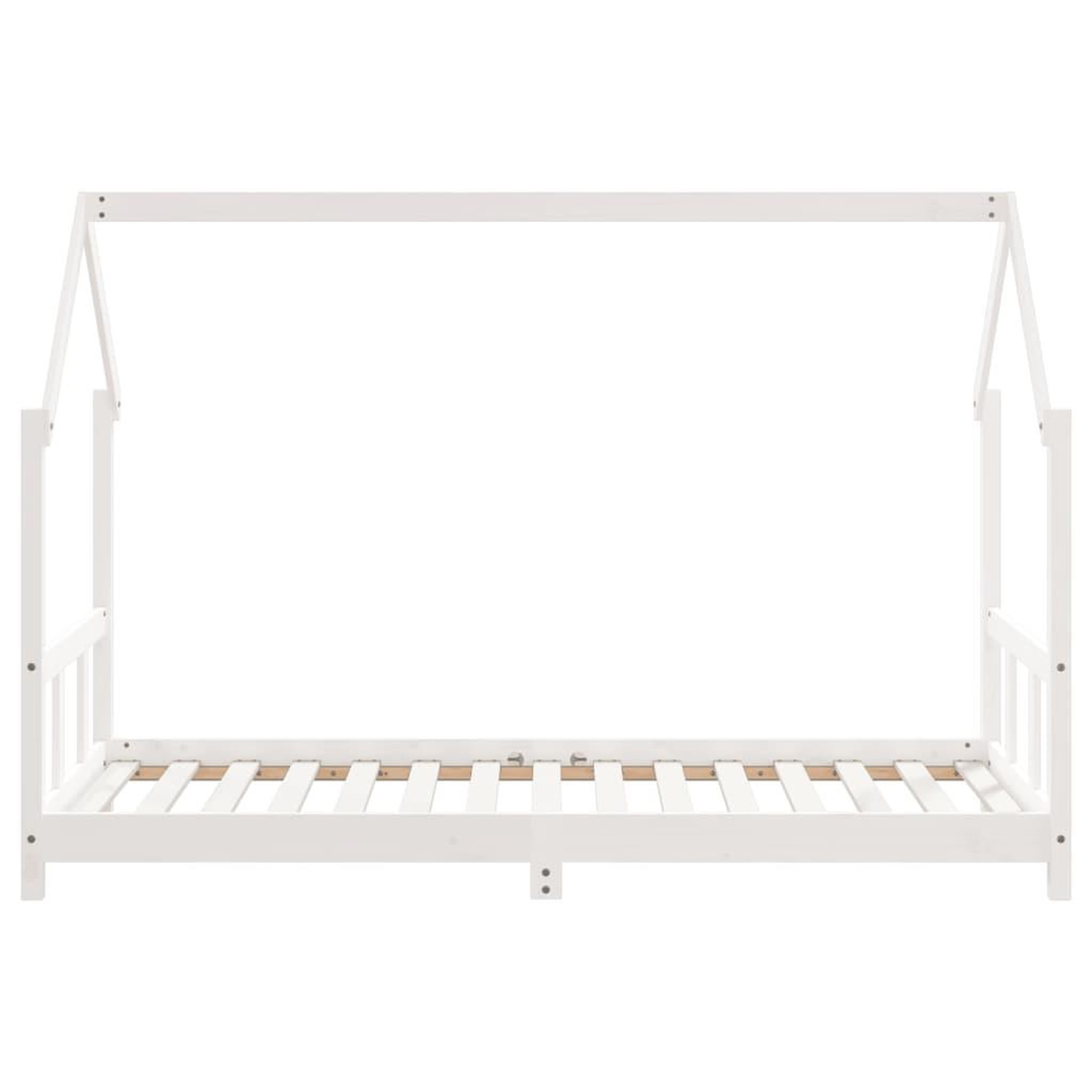 Voir la diapositive 4 : VIDAXL Cadre de lit pour enfants blanc 90x190 cm bois de pin massif