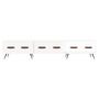 Voir la diapositive 5 : VIDAXL Meuble TV blanc brillant 150x36x30 cm bois d'ingenierie