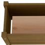 Voir la diapositive 5 : VIDAXL Jardiniere d'exterieur Marron miel 60x31x31 cm Bois de pin