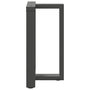 Voir la diapositive 5 : VIDAXL Pieds de table a manger forme de T 2 pcs 50x35x(72-73) cm acier