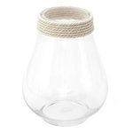 Paris Prix Vase Design en Verre  Cordage  25cm Transparent