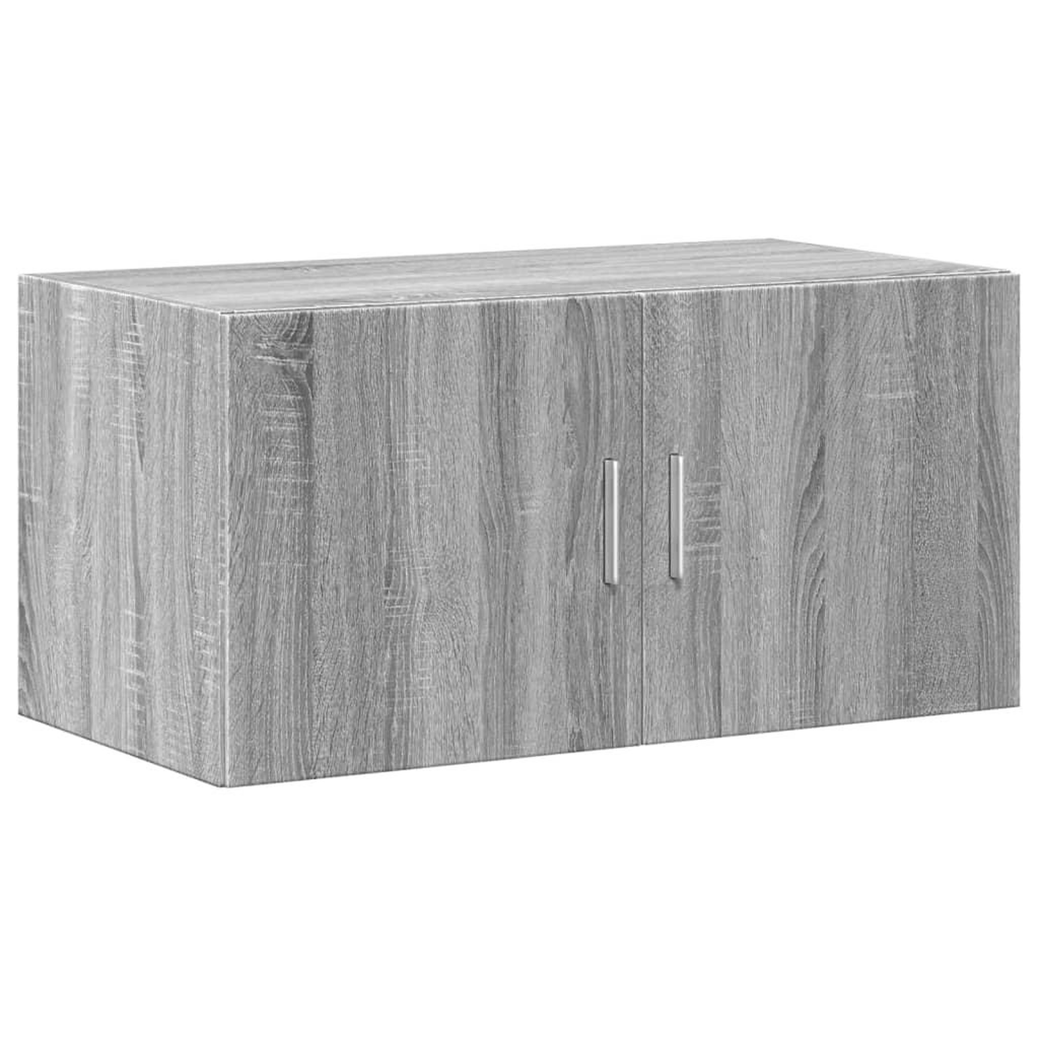 Voir la diapositive 2 : VIDAXL Armoire murale sonoma gris 80x42,5x40 cm bois d'ingenierie