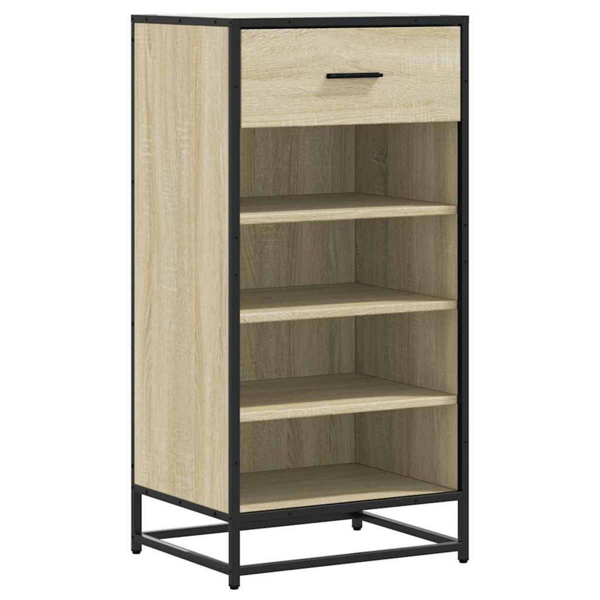 VIDAXL Etagere a chaussures chene sonoma 48x38x97,5 cm bois ingenierie