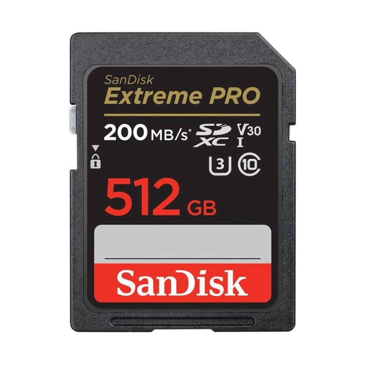 SANDISK Carte mémoire SD SanDisk Extreme Pro SDXC UHS I U3 Class10 512 Go