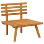 Voir la diapositive 5 : VIDAXL Chaise de jardin avec coussins bois d'acacia massif
