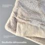 Voir la diapositive 4 : VIVEZEN Bouillotte, coussin chauffant 45 x 30 cm pour le dos ou autres parties du corps - Cosy - Beige