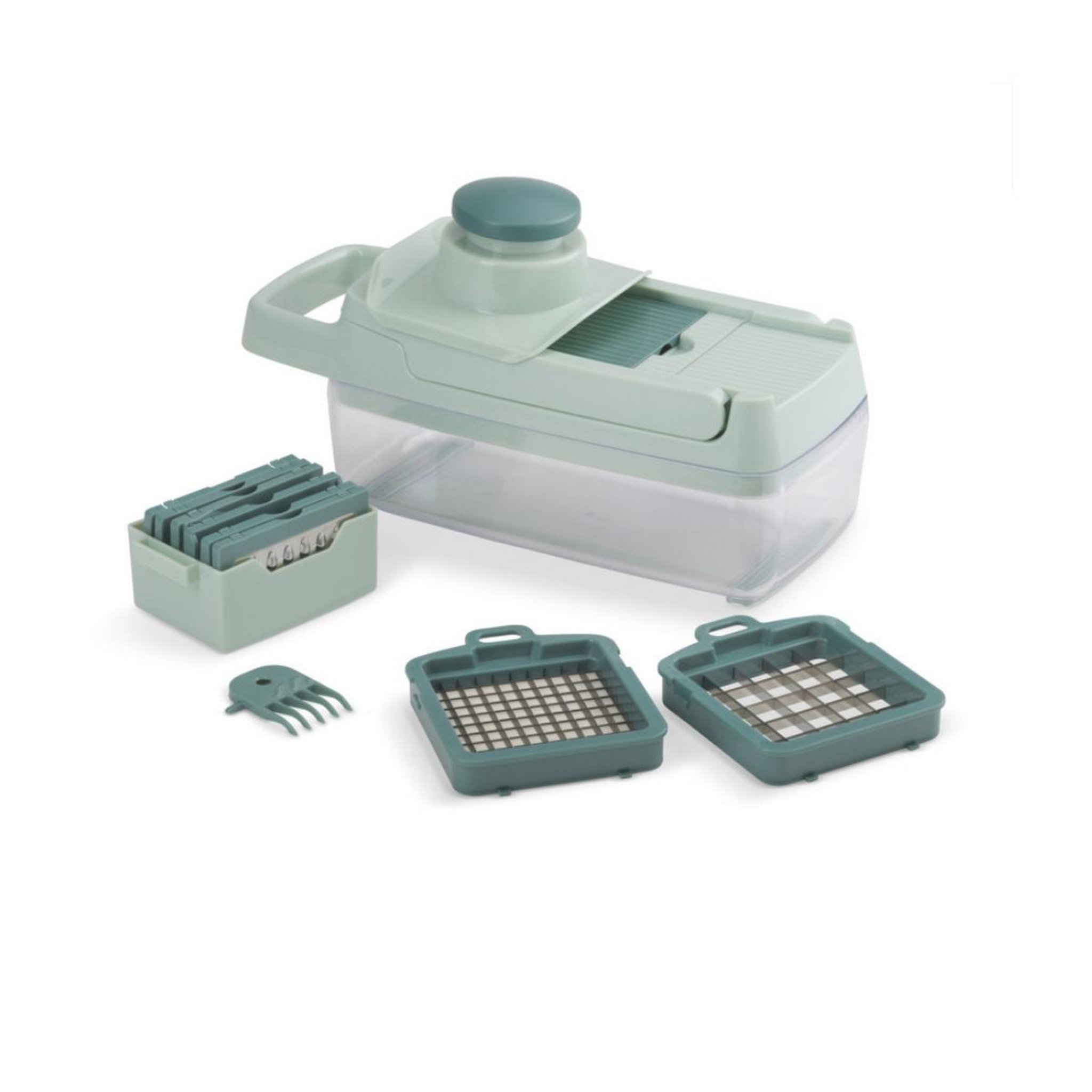 LIVOO Mandoline multifonction vert - men435
