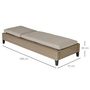 Voir la diapositive 2 : OUTSUNNY Bain de soleil transat grand confort matelas inclinaison réglable multipositions résine tressée beige