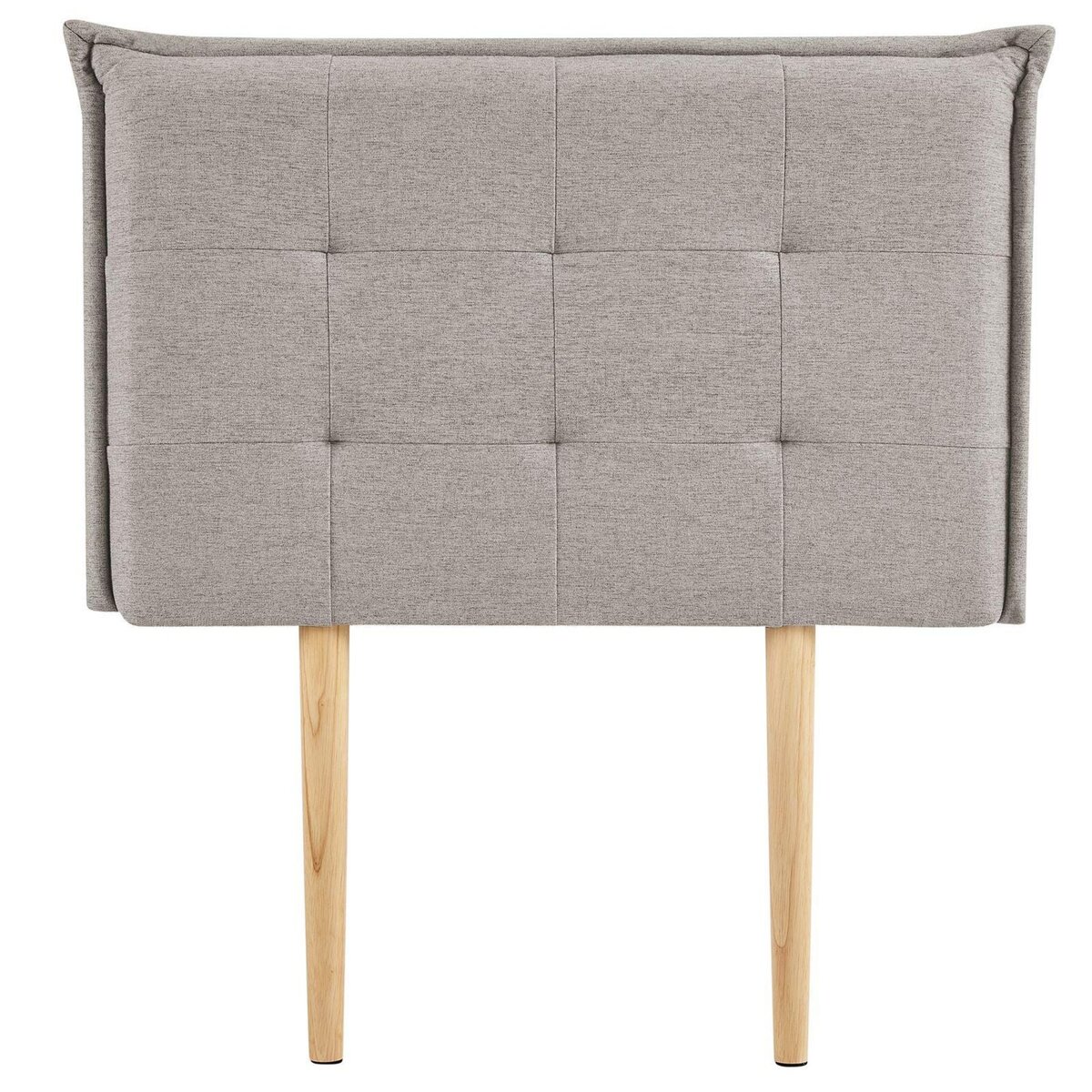 IDIMEX Tête de lit JALEYA 90 capitonnée sur pieds, en tissu