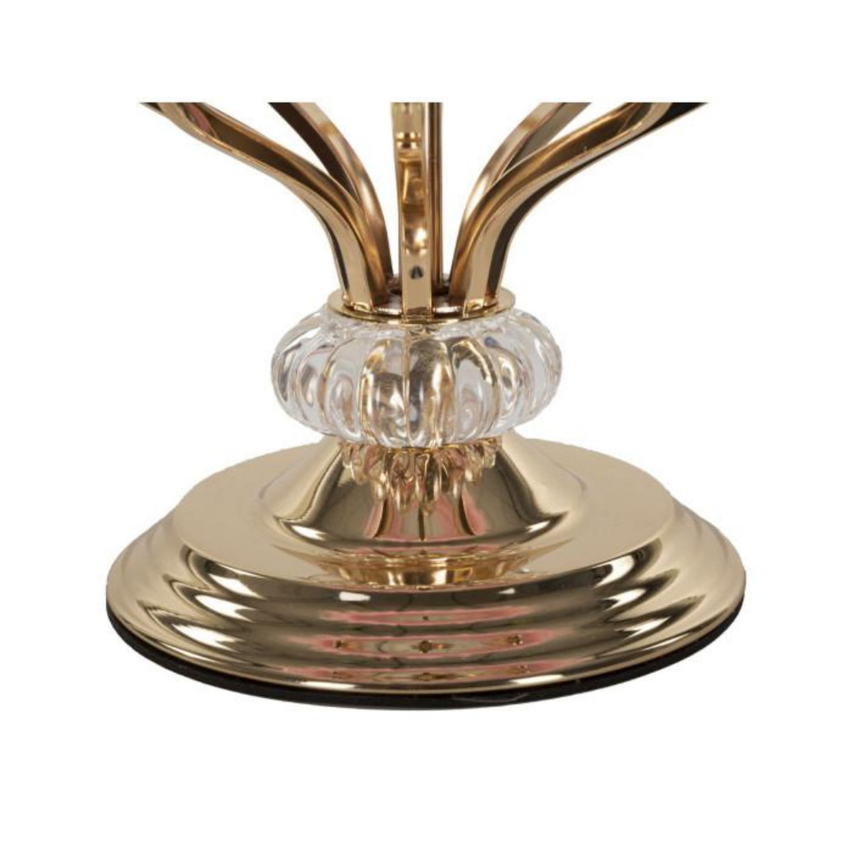 Paris Prix Lampe à Poser Imitation Plume  Tarty  54cm Or & Rose