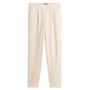 Voir la diapositive 3 : INEXTENSO Pantalon molleton élastiqué blanc femme
