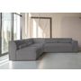 Voir la diapositive 4 : BEST MOBILIER Felix - canapé modulable d'angle gauche 5 places en tissu texturé