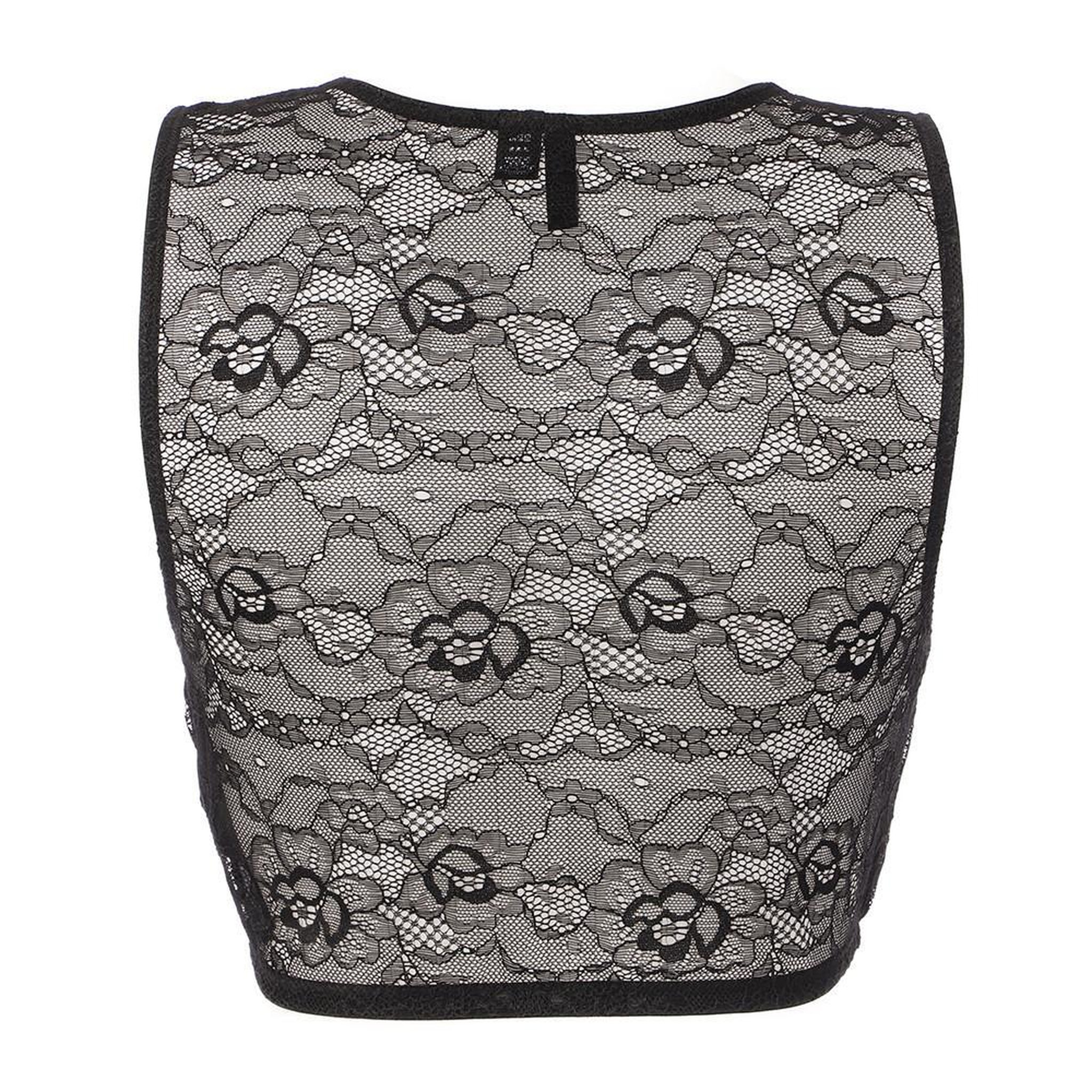 Voir la diapositive 2 : Vero Moda Brassière en Dentelle Noir Femme Vero Moda 10277259