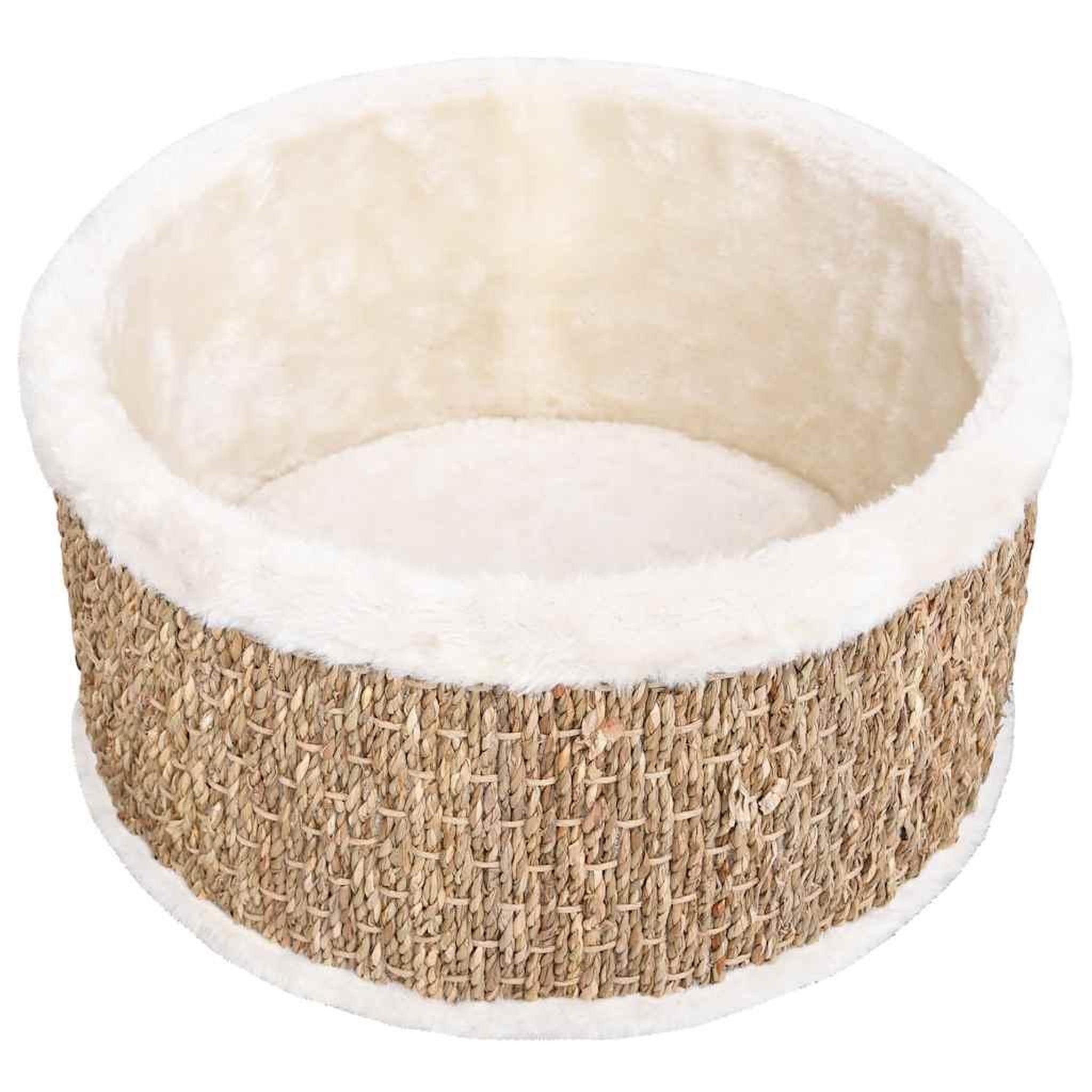 Voir la diapositive 2 : VIDAXL Panier pour chat rond 36 cm herbiers marins