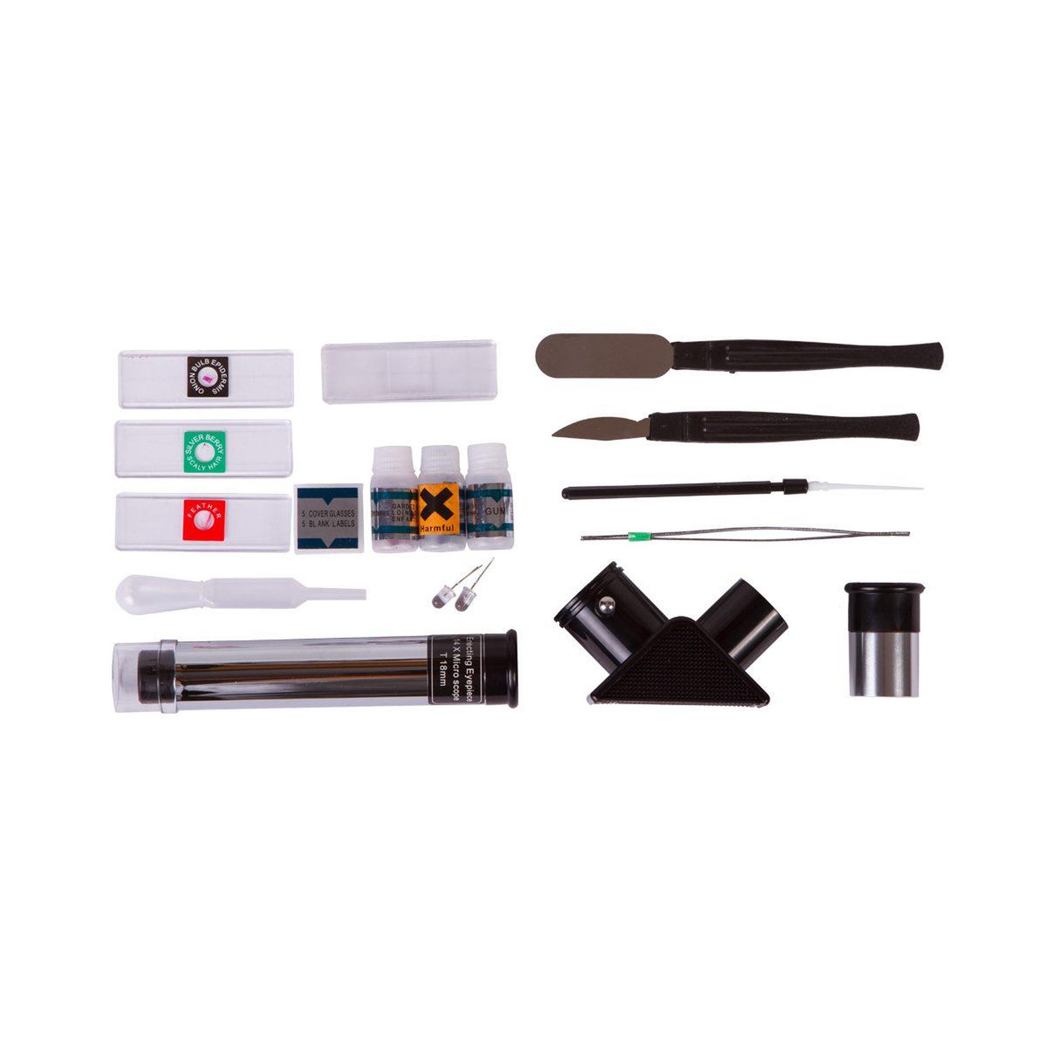 Voir la diapositive 3 : LABZZ Kit microscope et telescope levenhuk  mt2