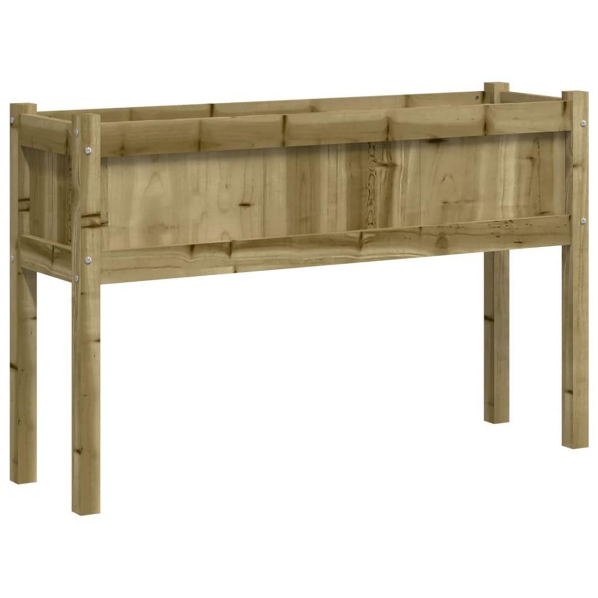 VIDAXL Jardiniere avec pieds 110x31x70 cm bois de pin impregne