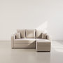 Voir la diapositive 6 : BEST MOBILIER Harvey - canapé d'angle réversible 4 places convertible avec coffre en velours