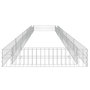 Voir la diapositive 4 : VIDAXL Lit sureleve a gabion Acier galvanise 500x100x20 cm