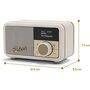 Voir la diapositive 5 : ROBERTS Radio DAB REVIVAL PETITE 2 PASTEL CREME