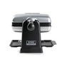 Voir la diapositive 3 : Domo Gaufrier rotatif 1400w inox/noir - DO9272W